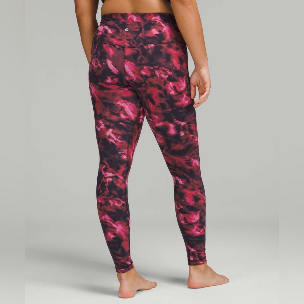 Lululemon Align High-Rise Pant 28" Intensity Pink Blossom Multi